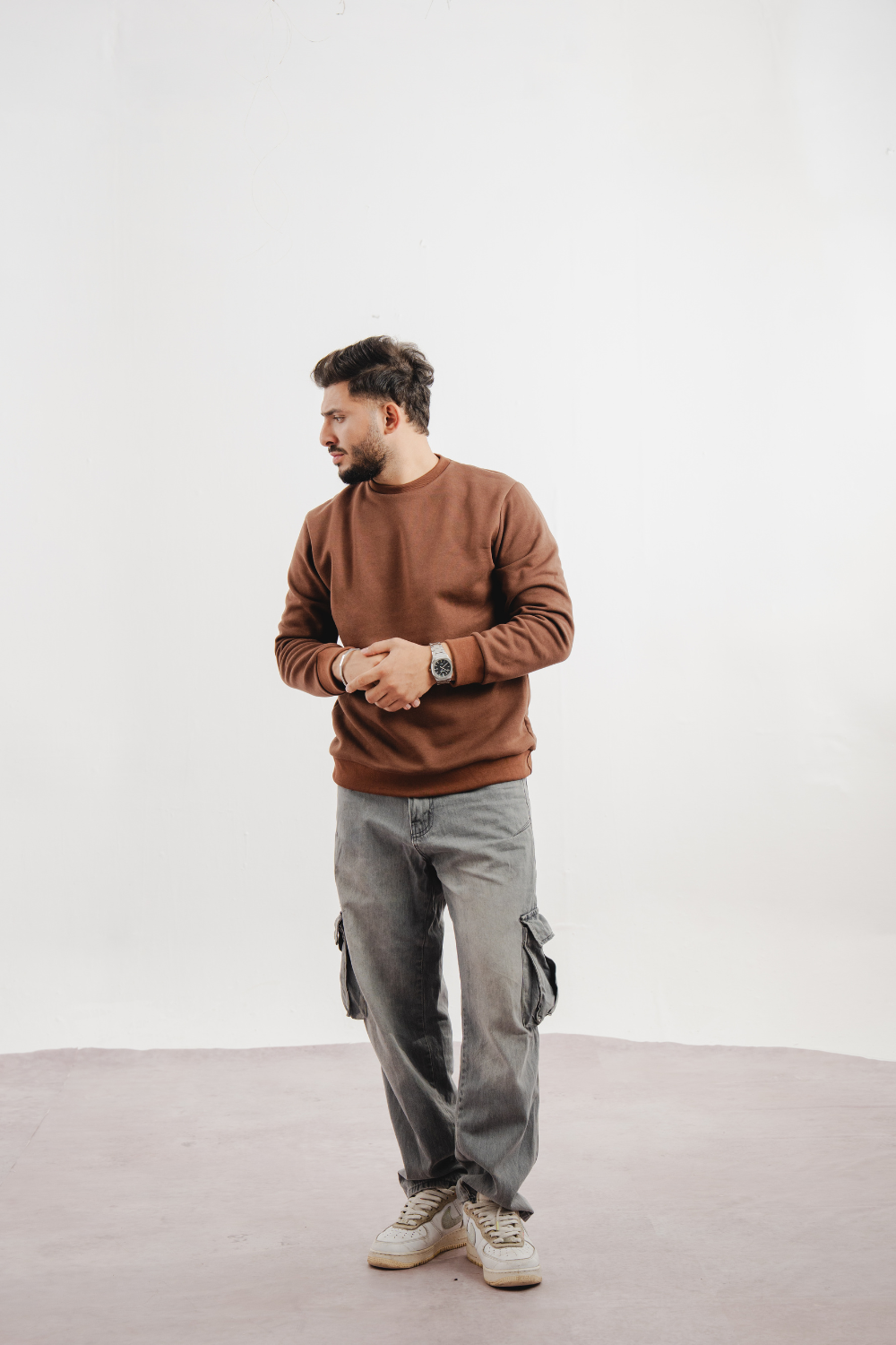 Brown Crewneck Sweatshirt