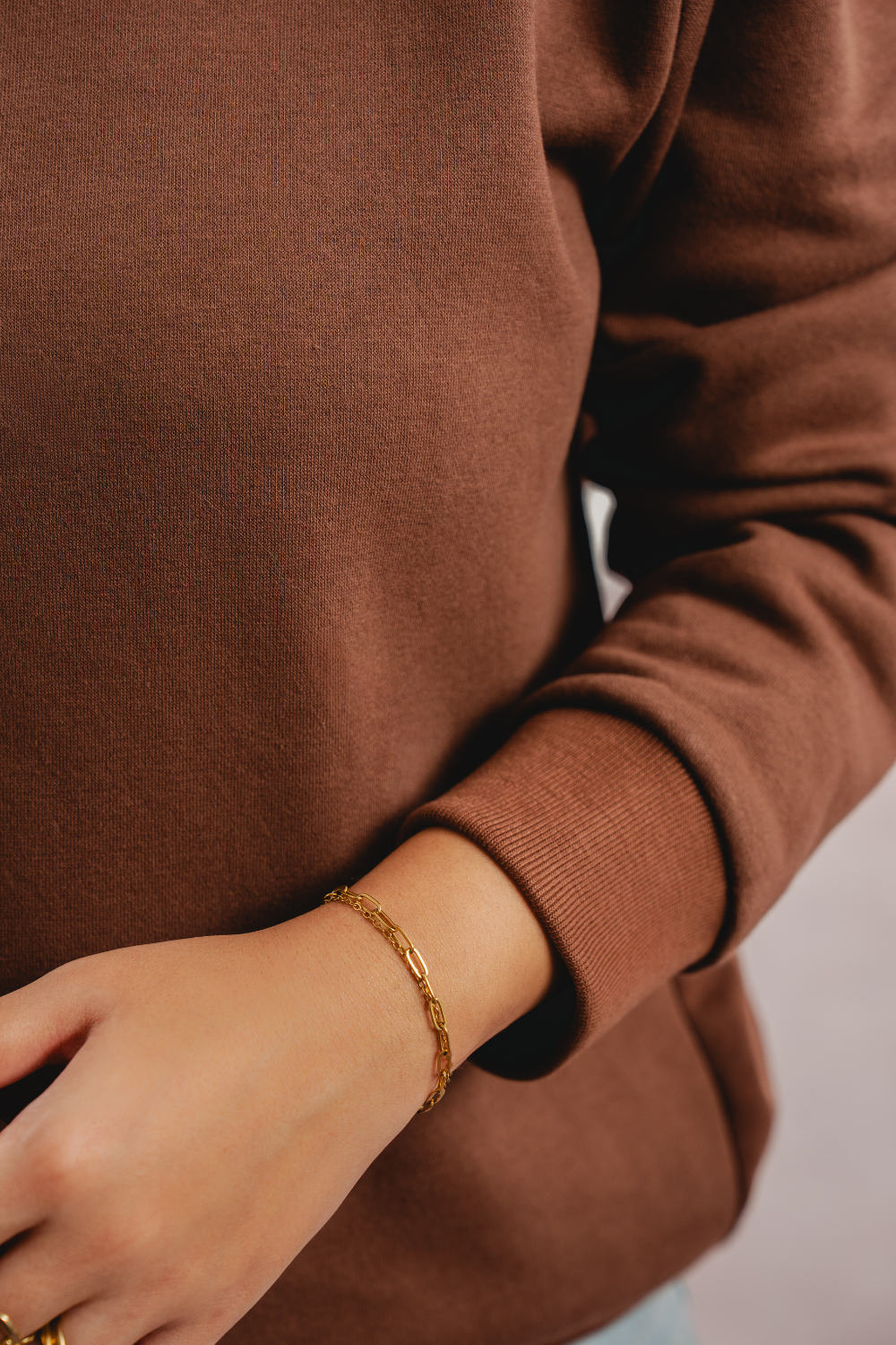 Brown Crewneck Sweatshirt
