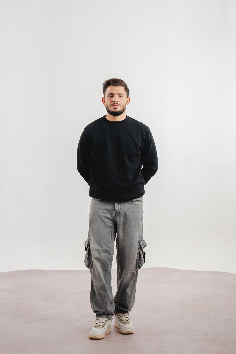 Black Crewneck Sweatshirt