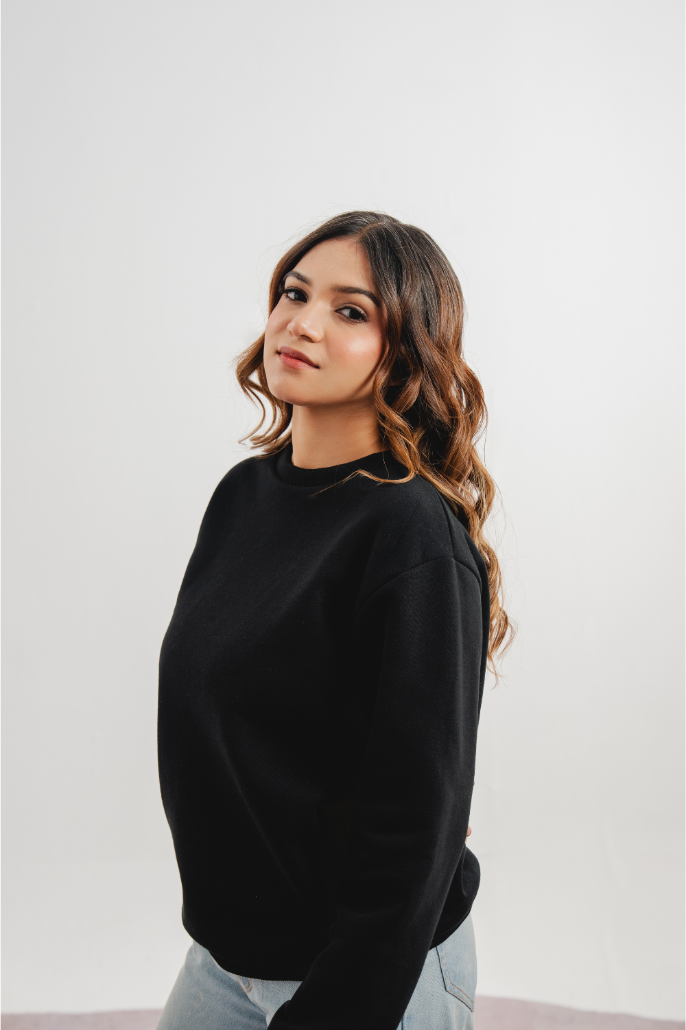 Black Crewneck Sweatshirt