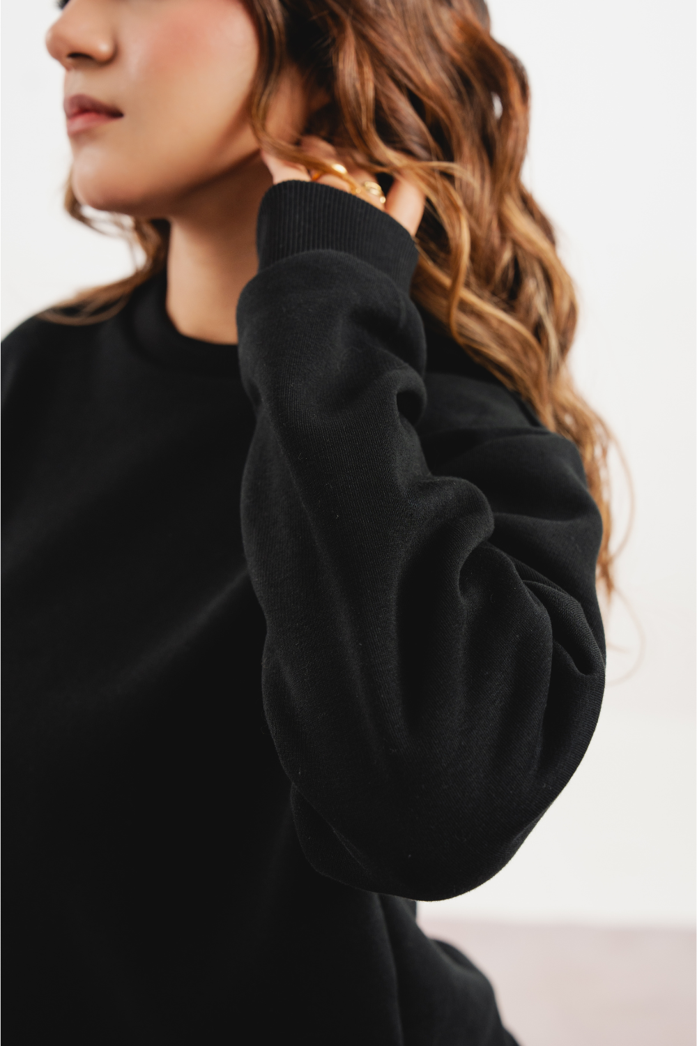 Black Crewneck Sweatshirt