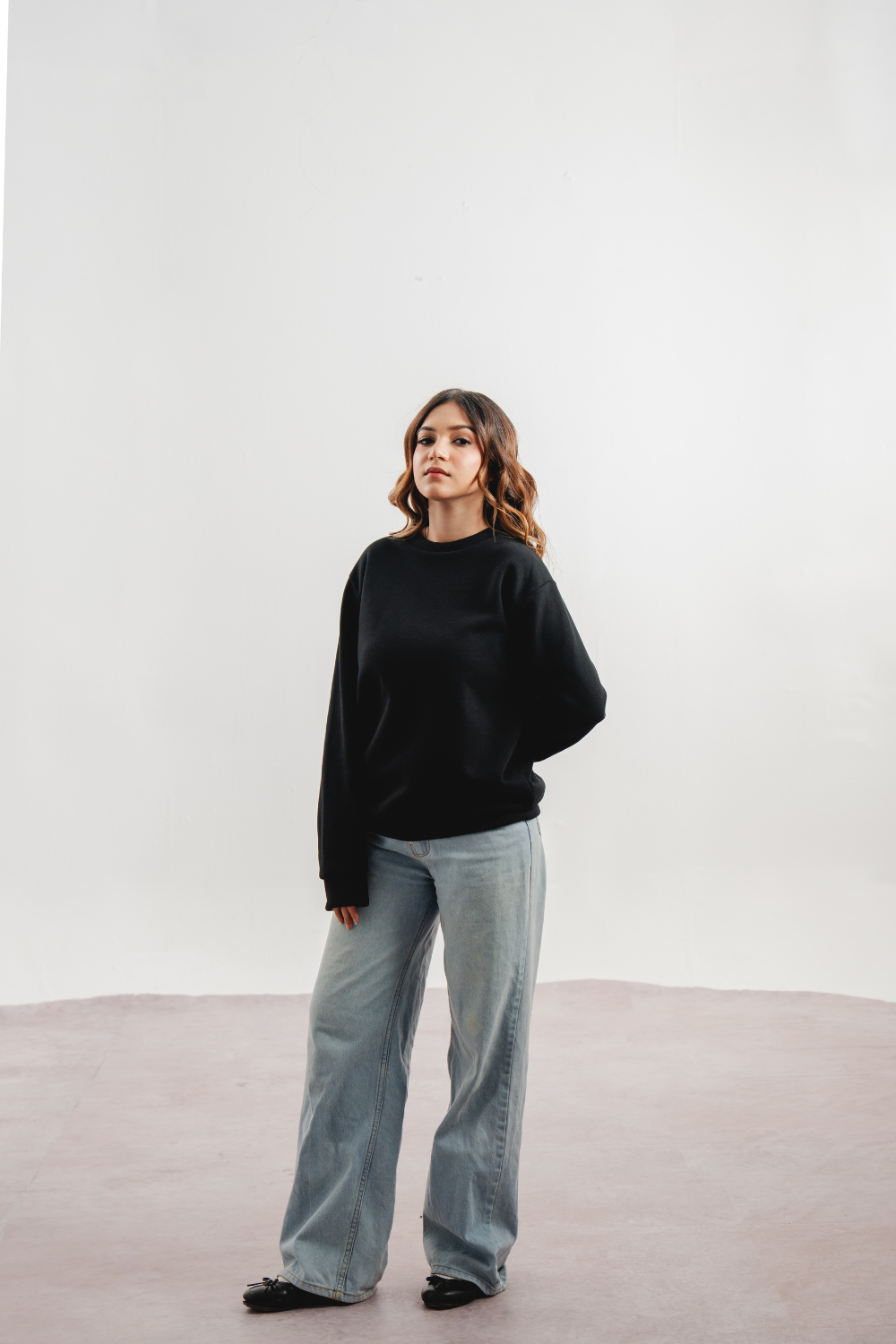 Black Crewneck Sweatshirt