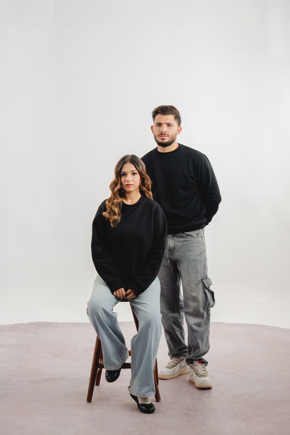 Black Crewneck Sweatshirt
