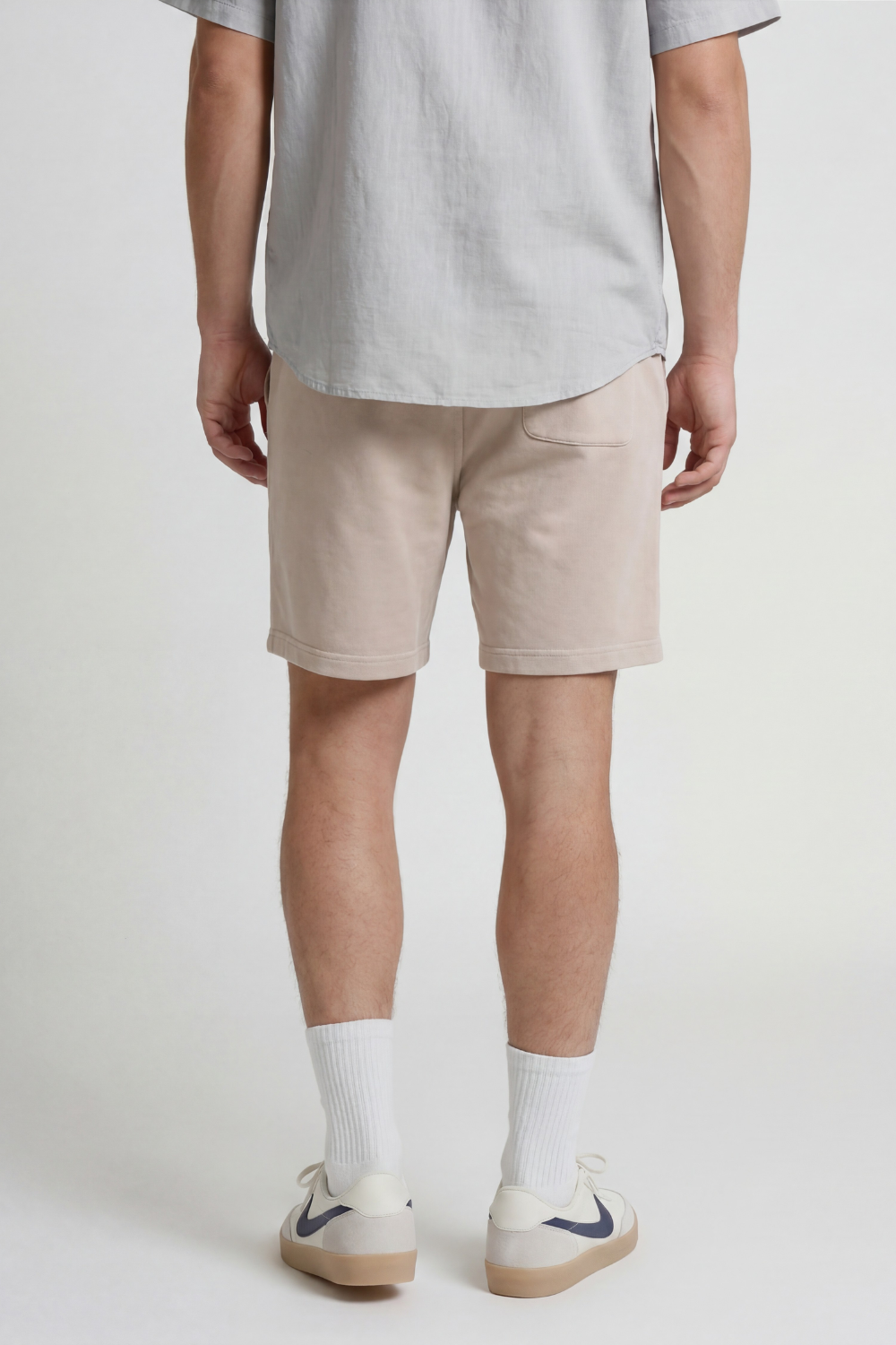 Beige Marble Shorts