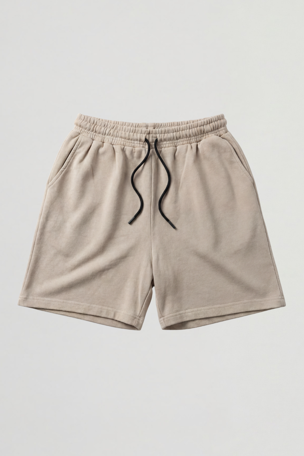 Beige Marble Shorts