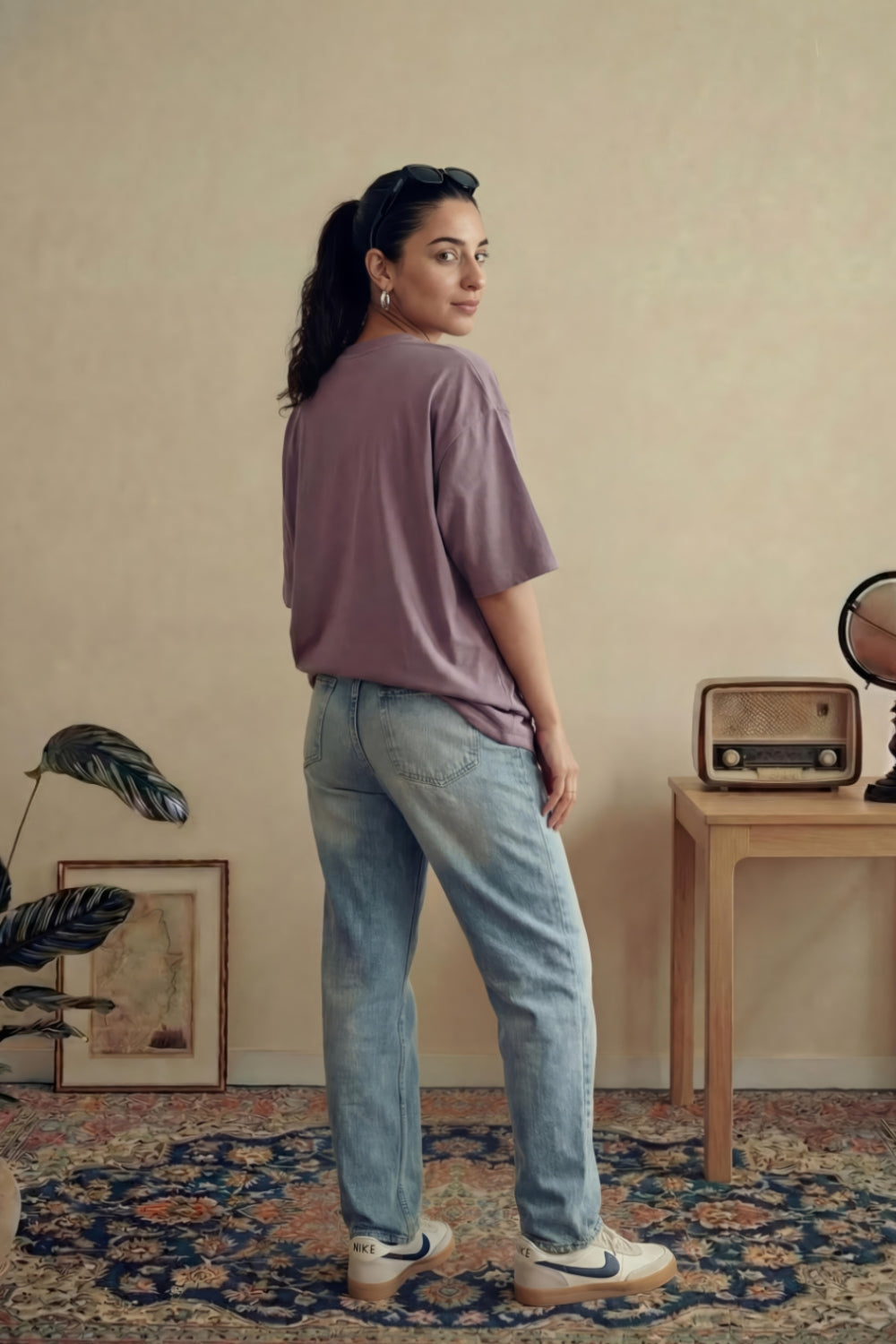 Faded Orchid Oversized Tee