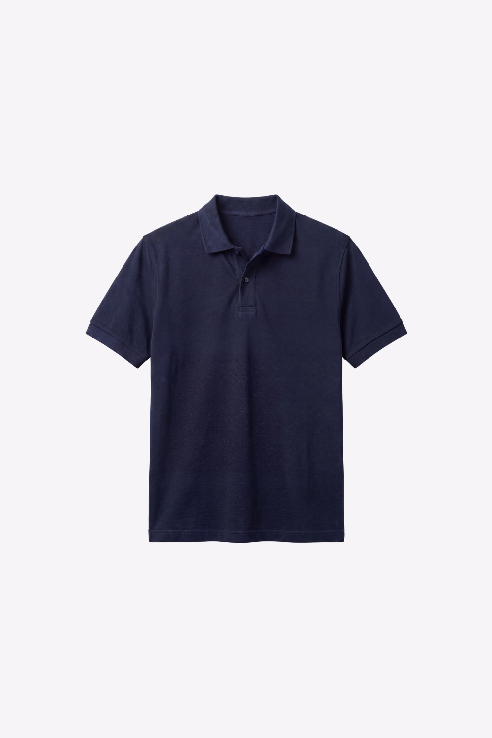 Navy Blue Pique Polo