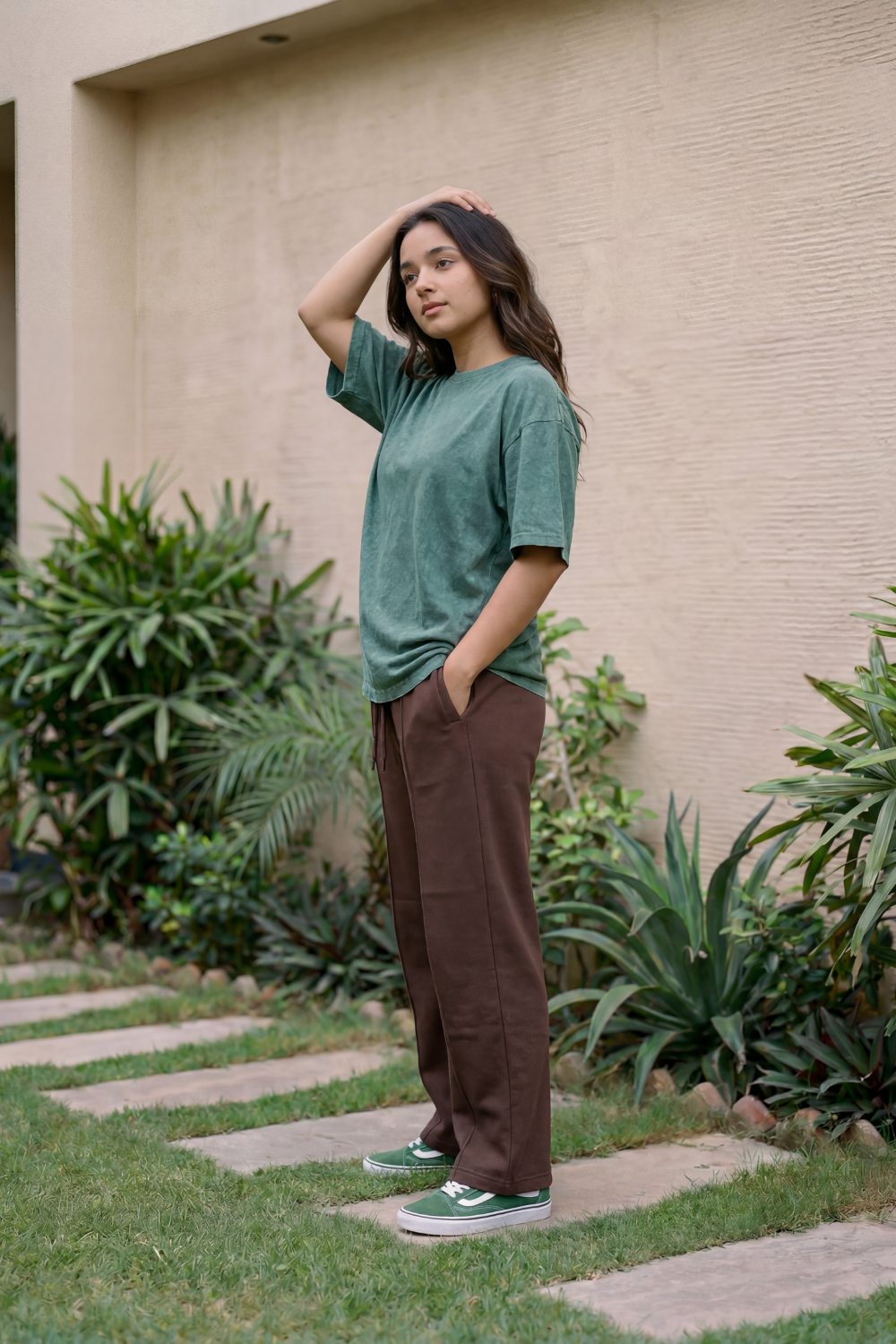 Mocha Straight Fit Trousers