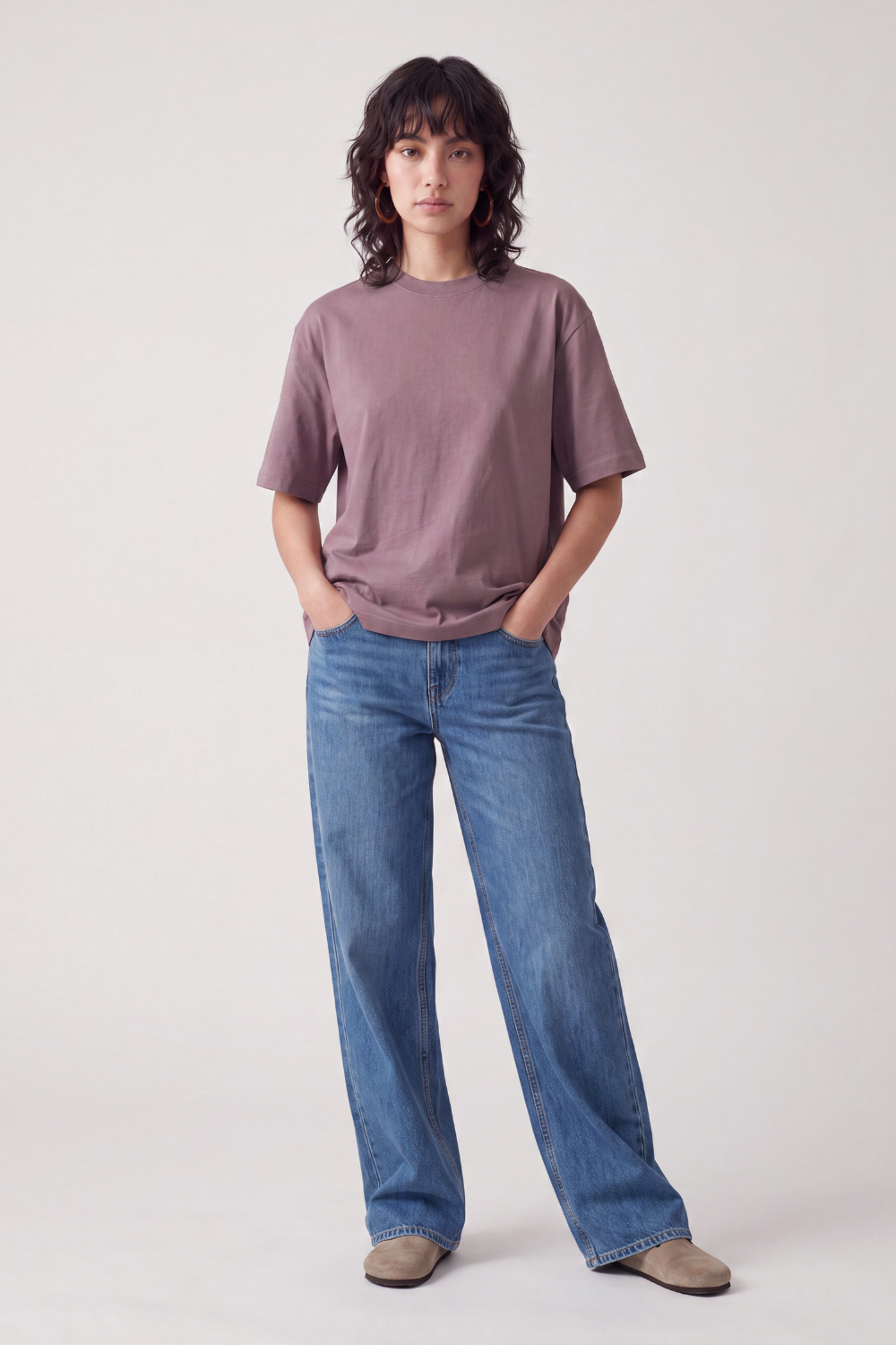Faded Orchid Oversized Tee