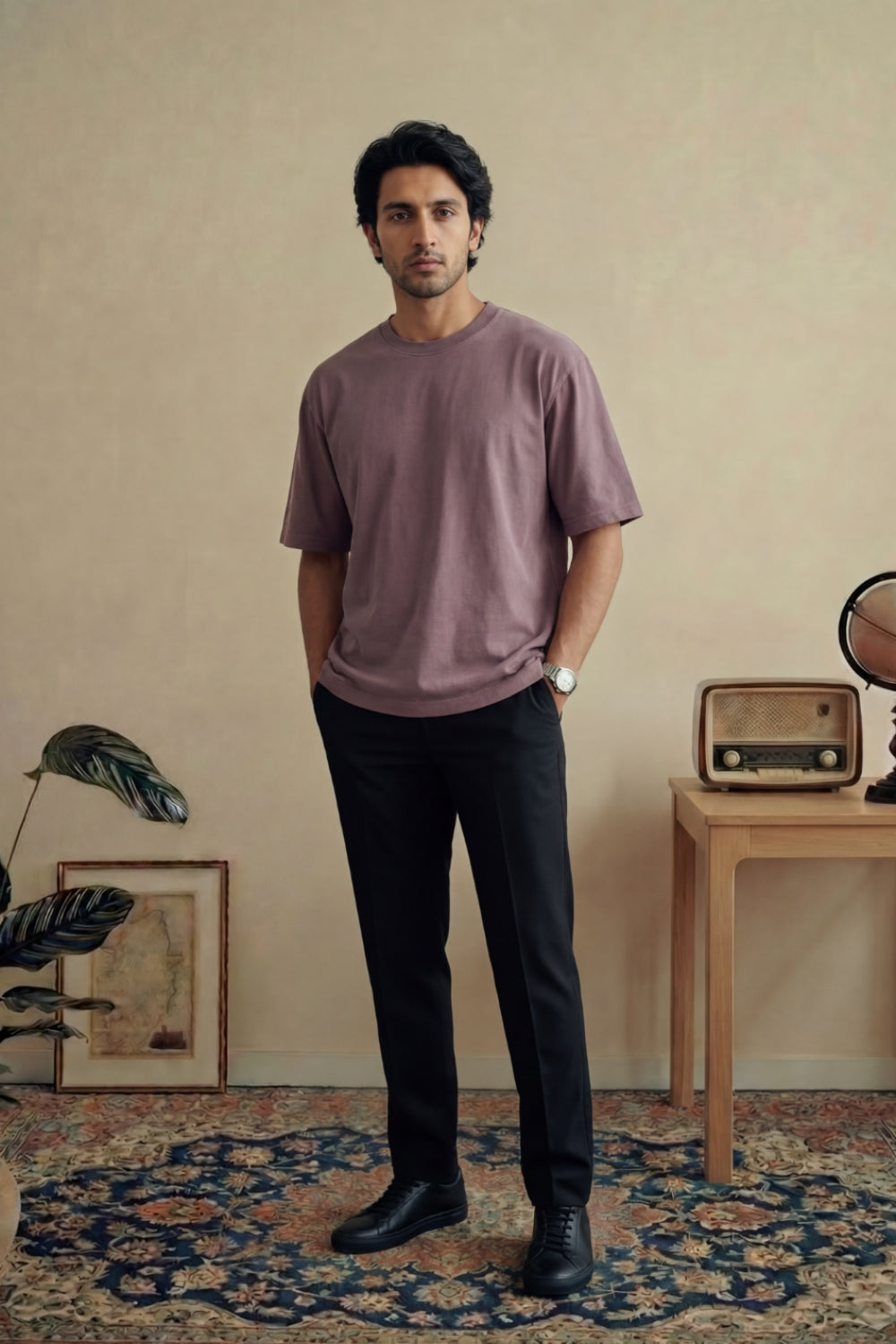 Faded Orchid Oversized Tee