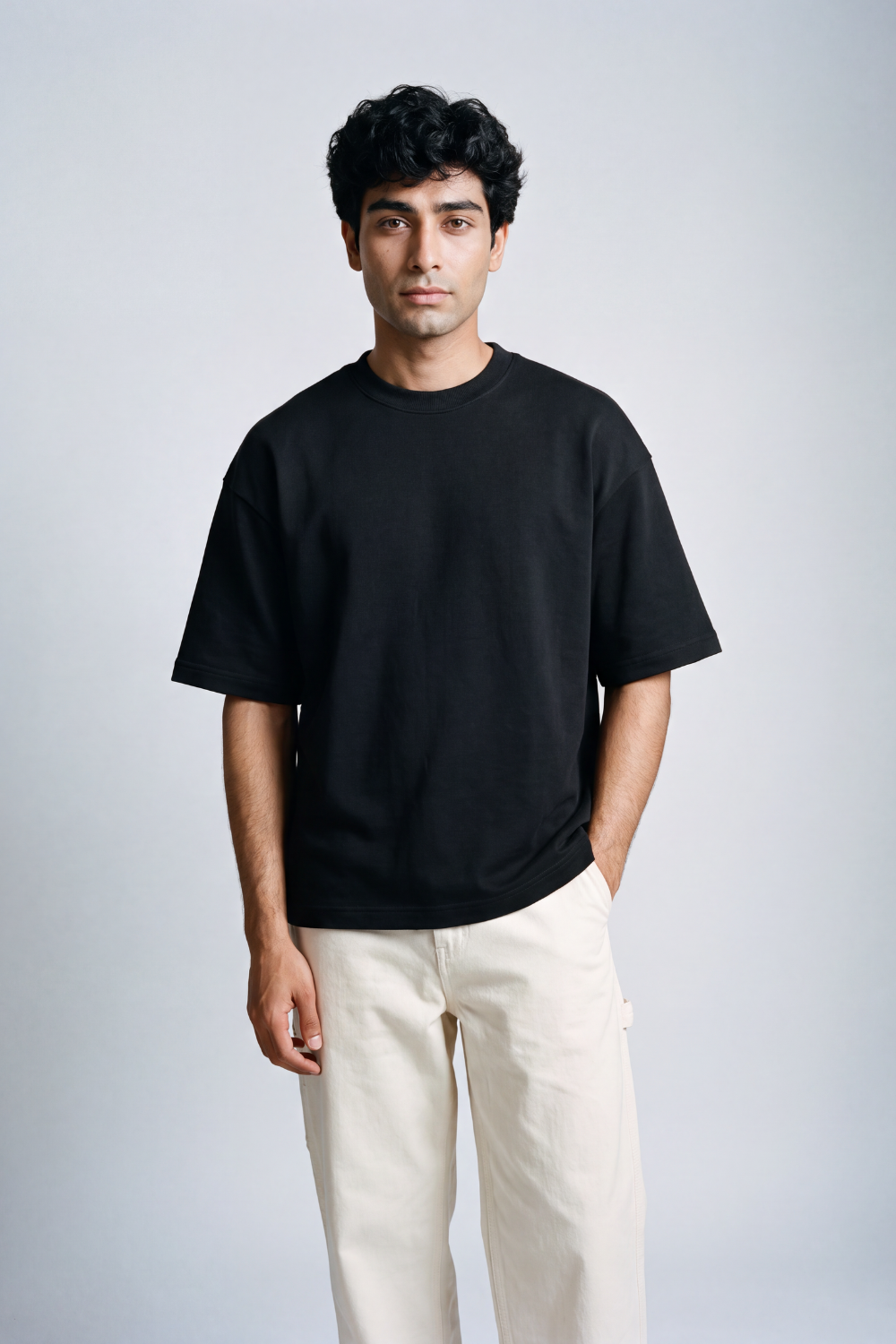 Black Oversized Tee