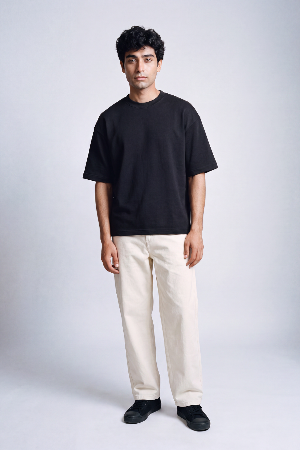 Black Oversized Tee