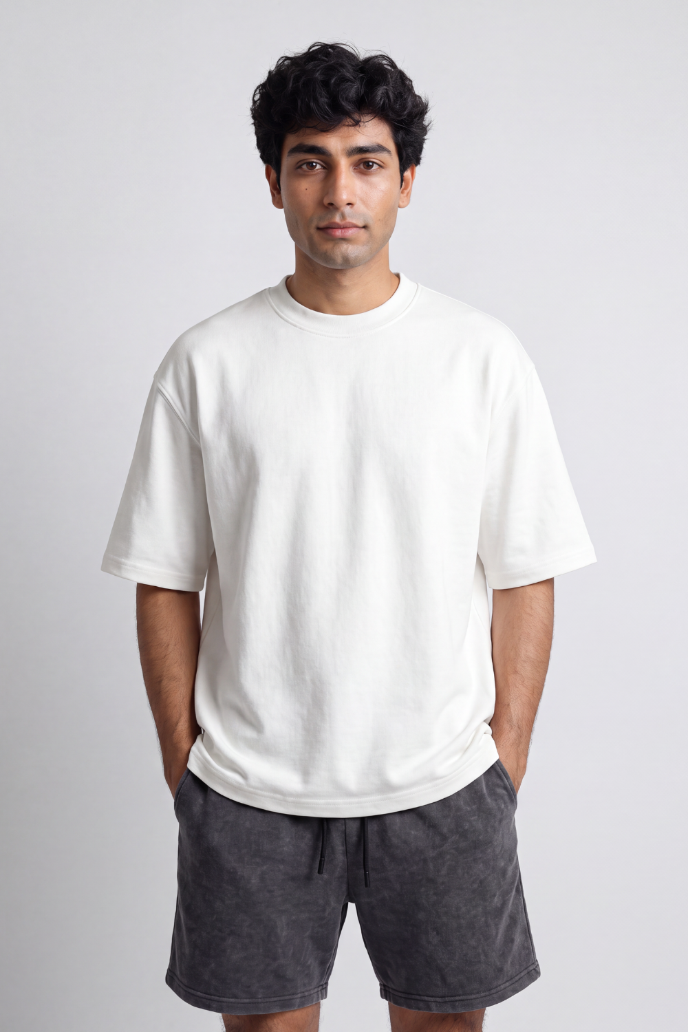 Everyday Blank Mock Neck Tee