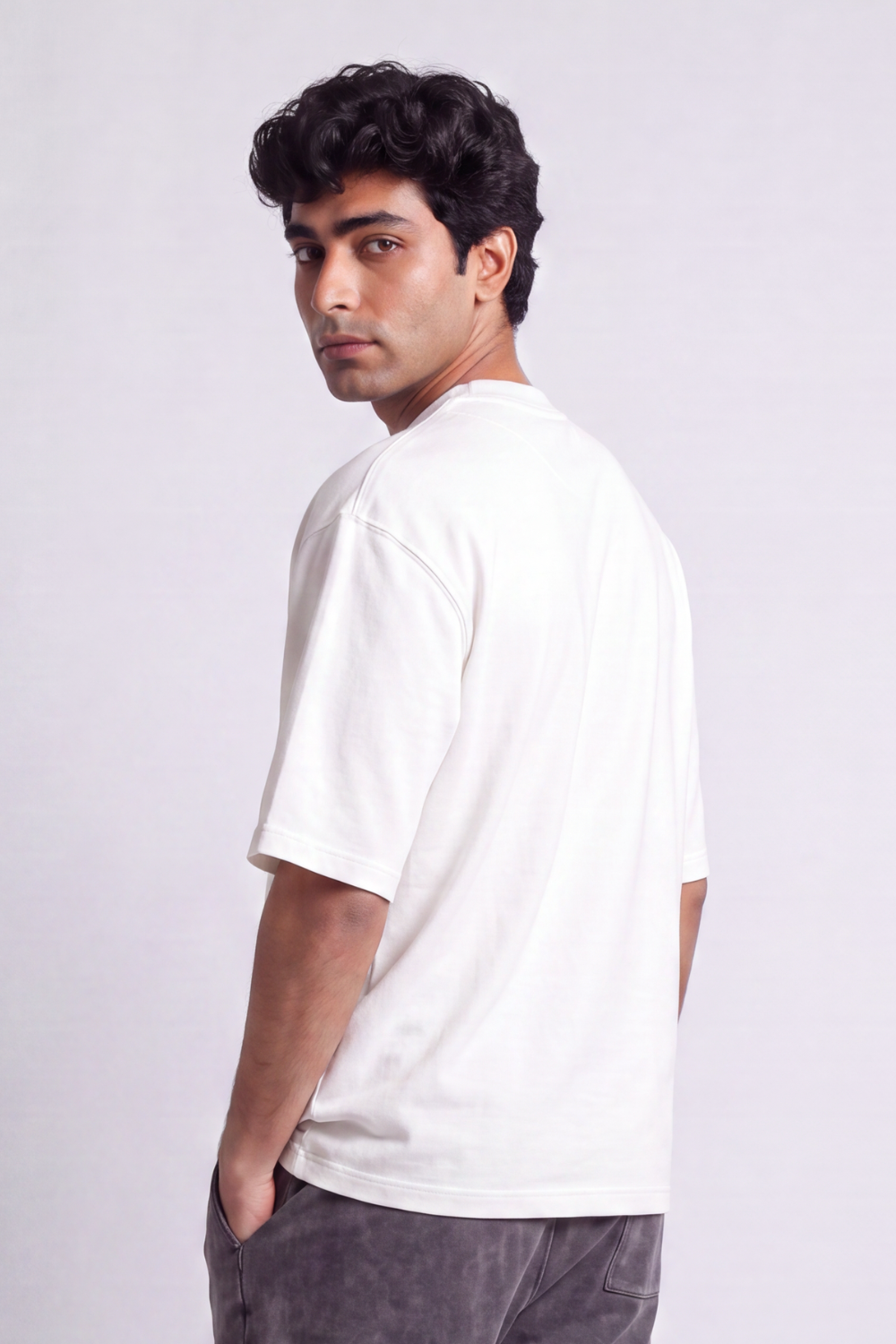 Everyday Blank Mock Neck Tee