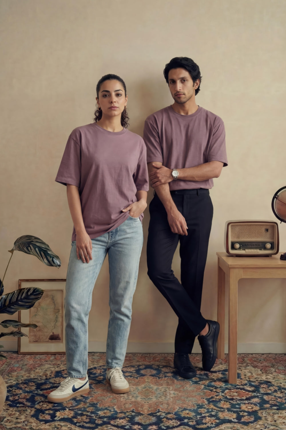 Faded Orchid Oversized Tee