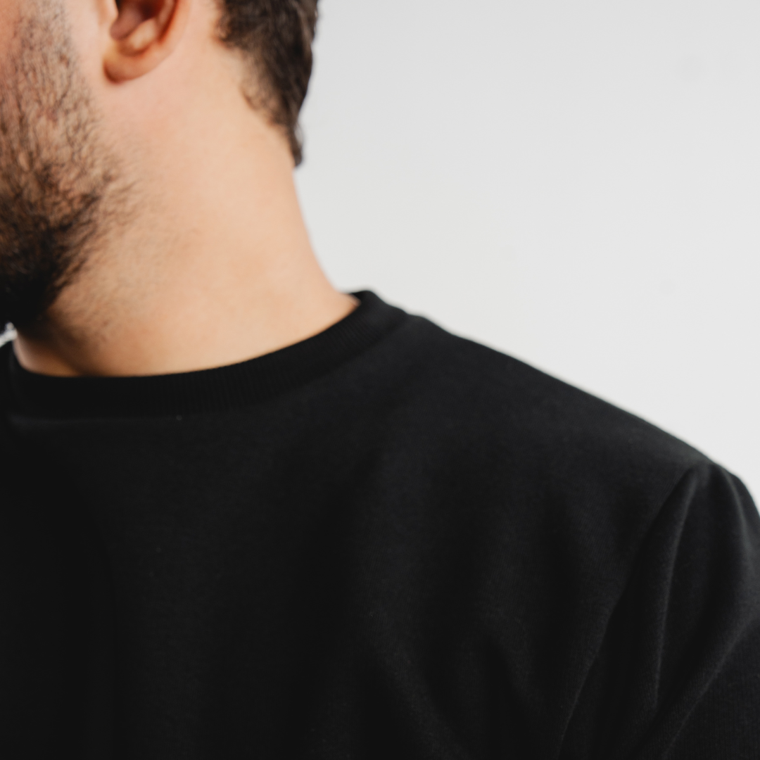 Black Crewneck Sweatshirt