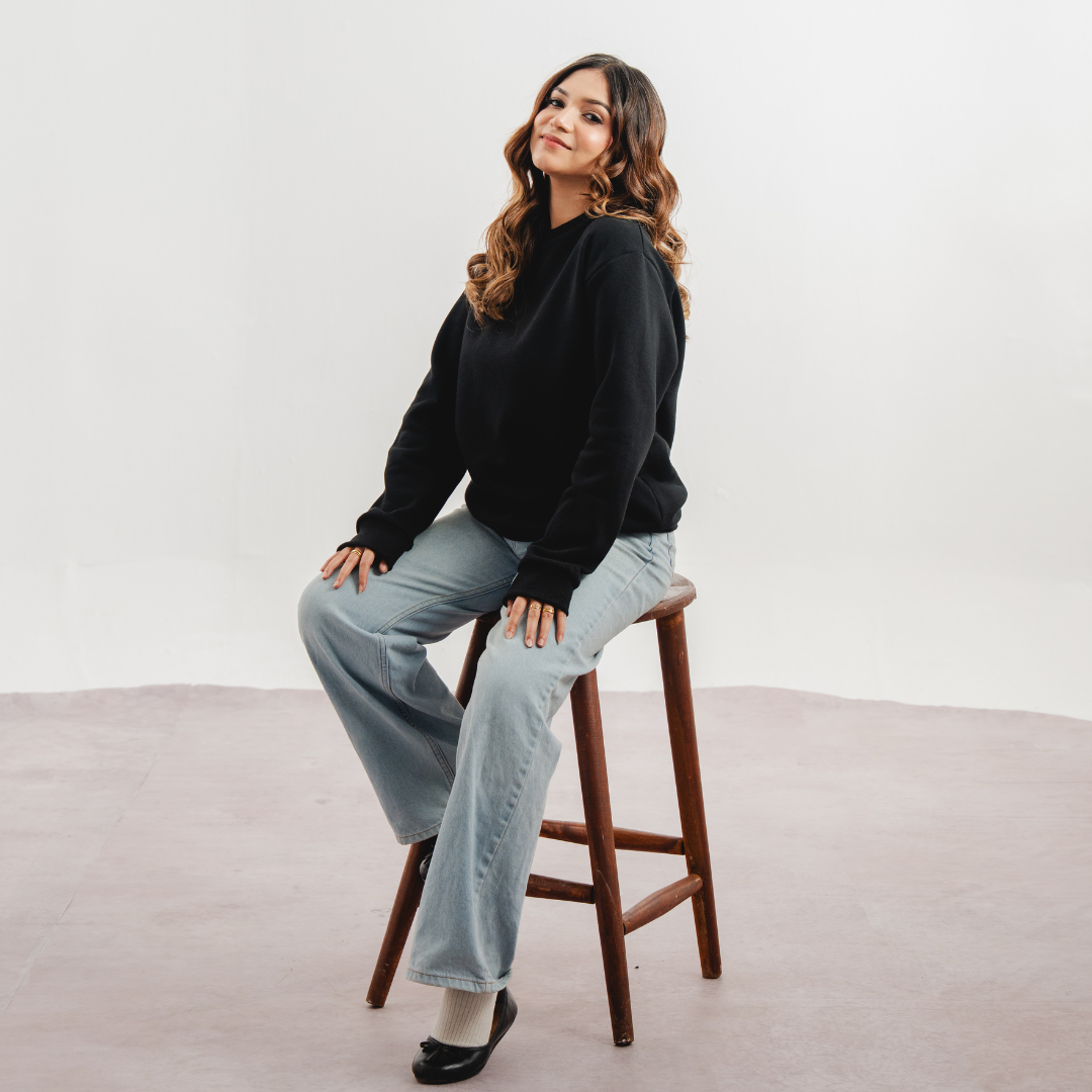 Black Crewneck Sweatshirt