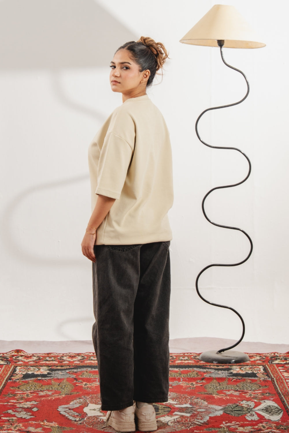 Bare Sand Oversized Tee