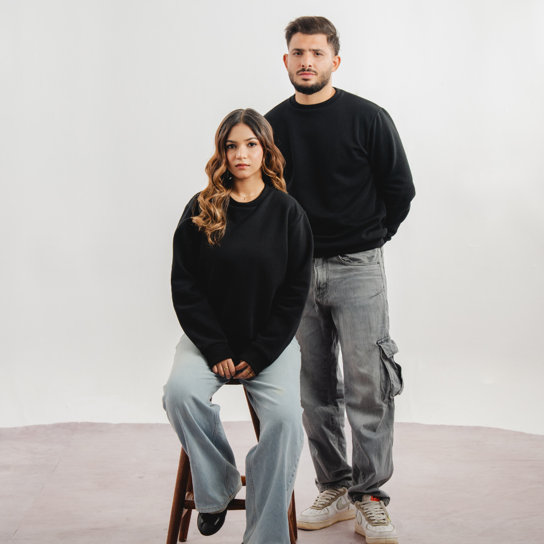 Black Crewneck Sweatshirt