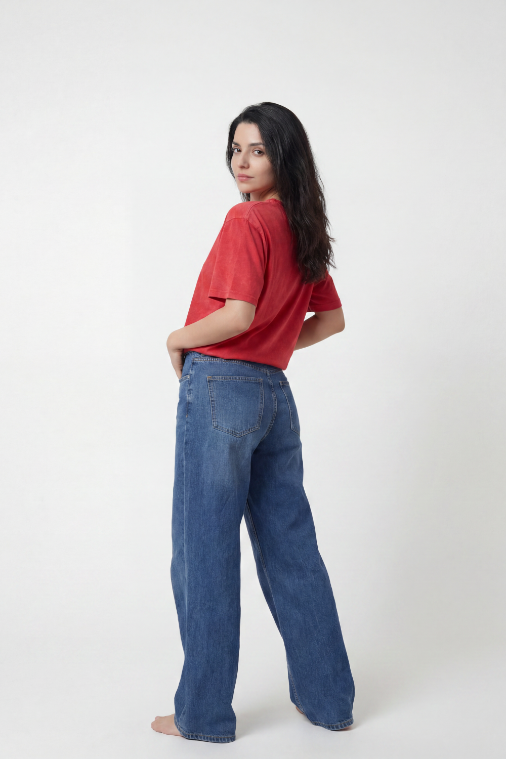 Vintage Red Relaxed Tee