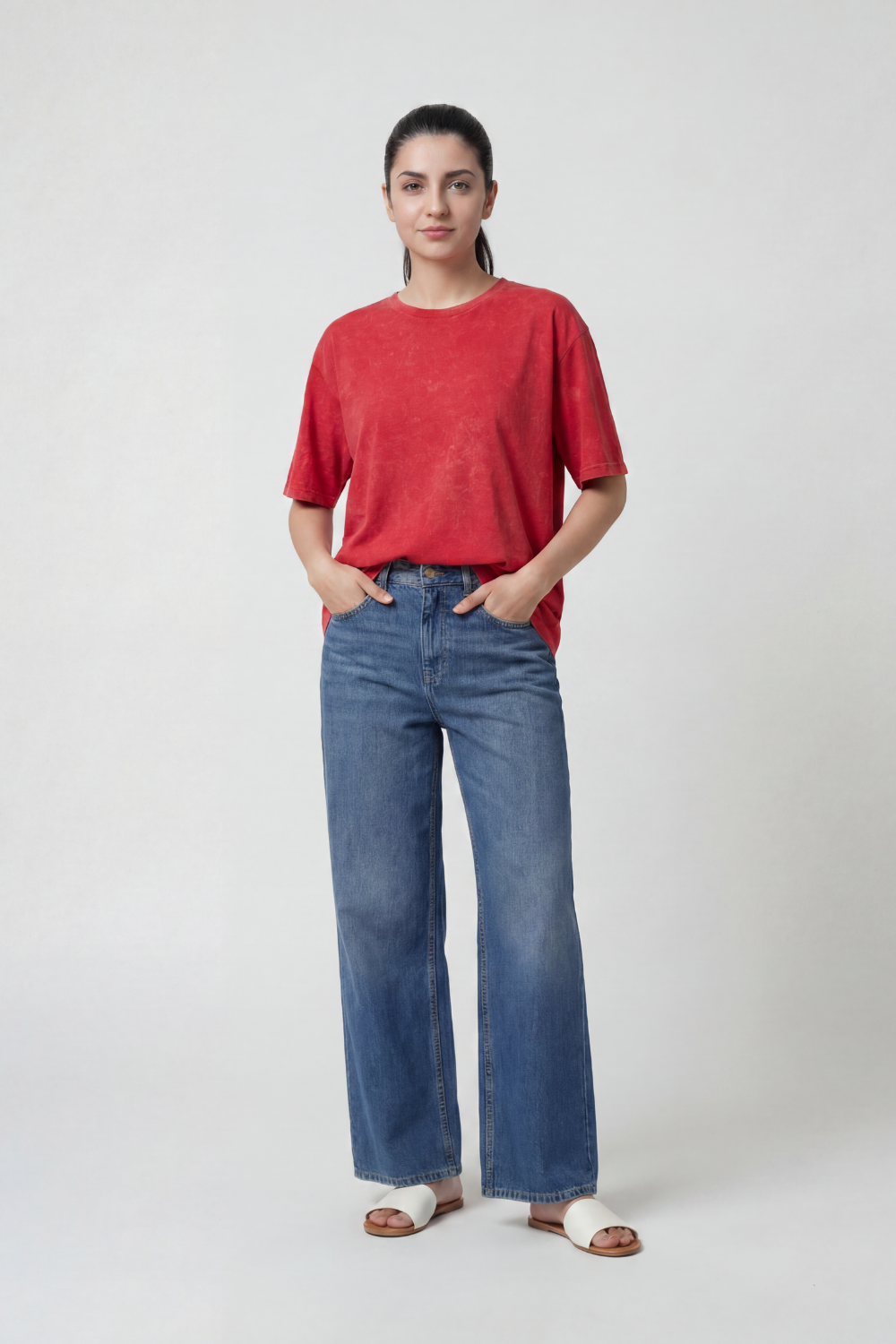 Vintage Red Relaxed Tee