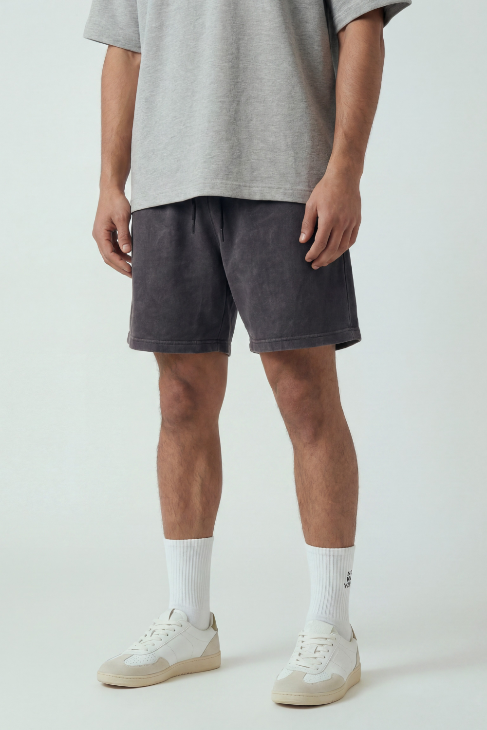 Grey Marble Shorts
