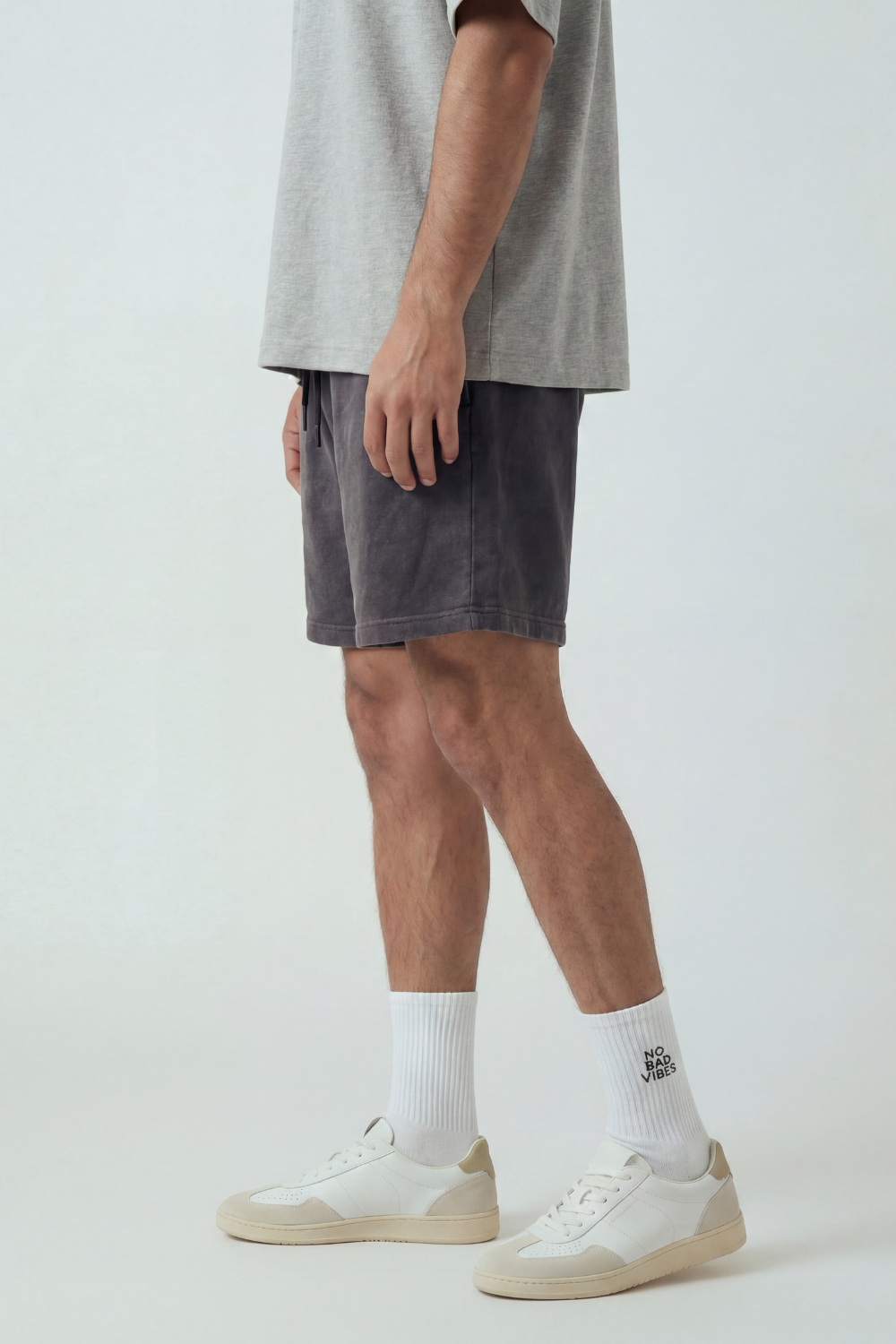 Grey Marble Shorts