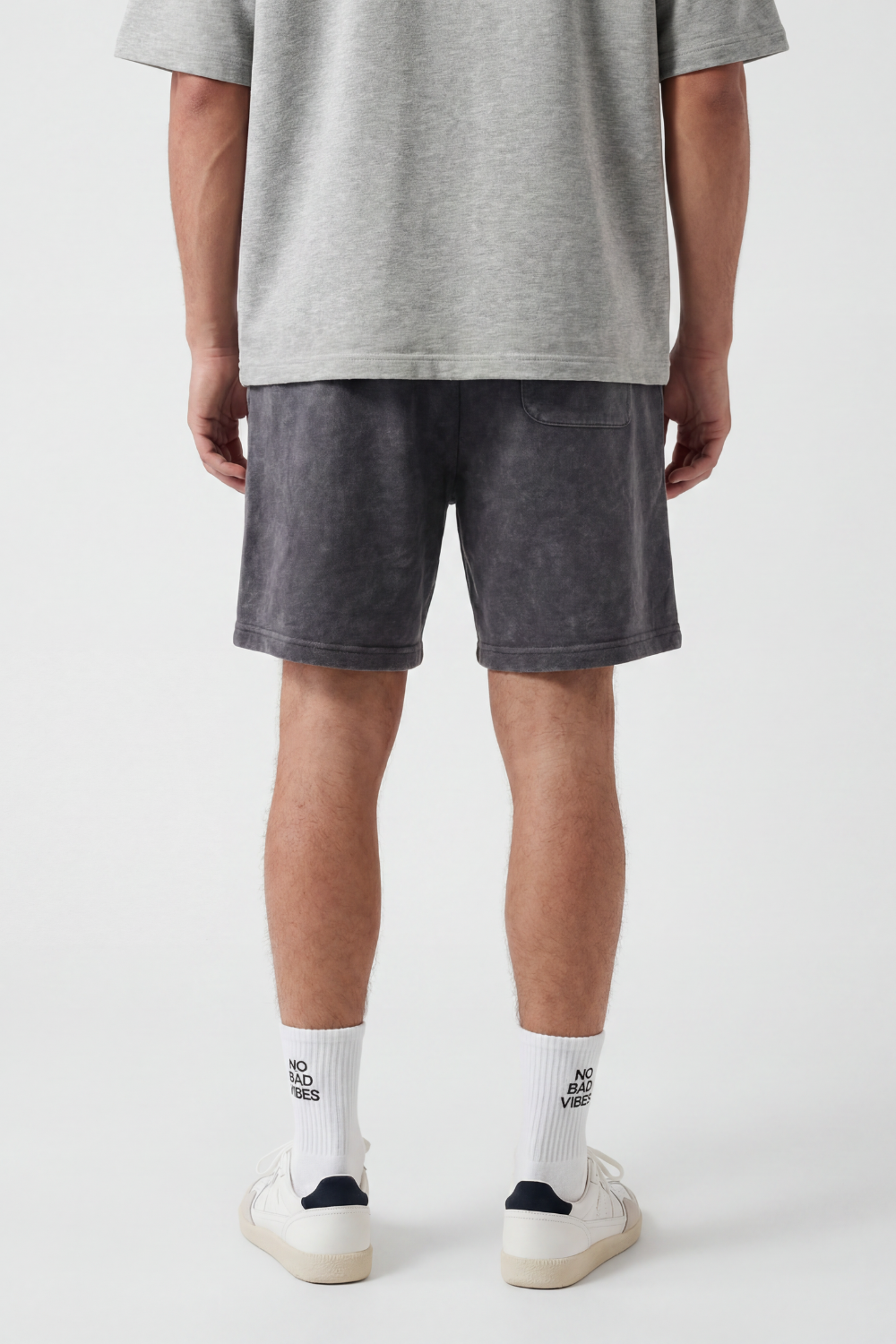 Grey Marble Shorts