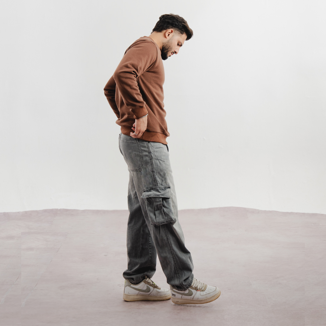 Brown Crewneck Sweatshirt