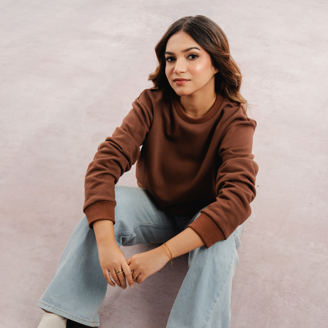 Brown Crewneck Sweatshirt