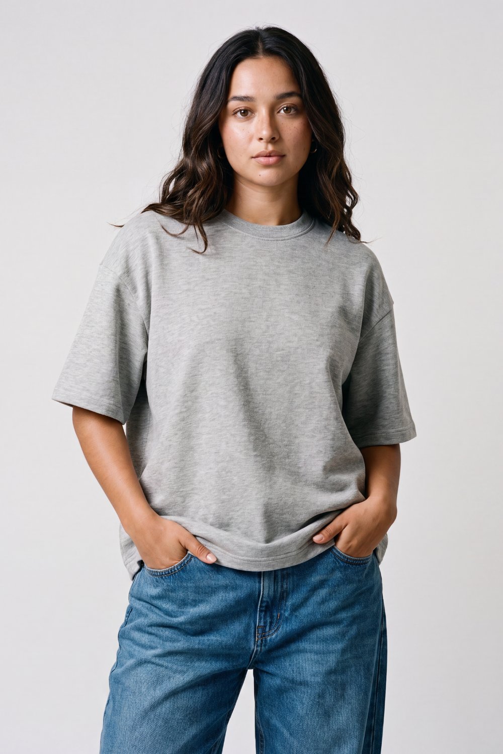 Grey Oversized Tee