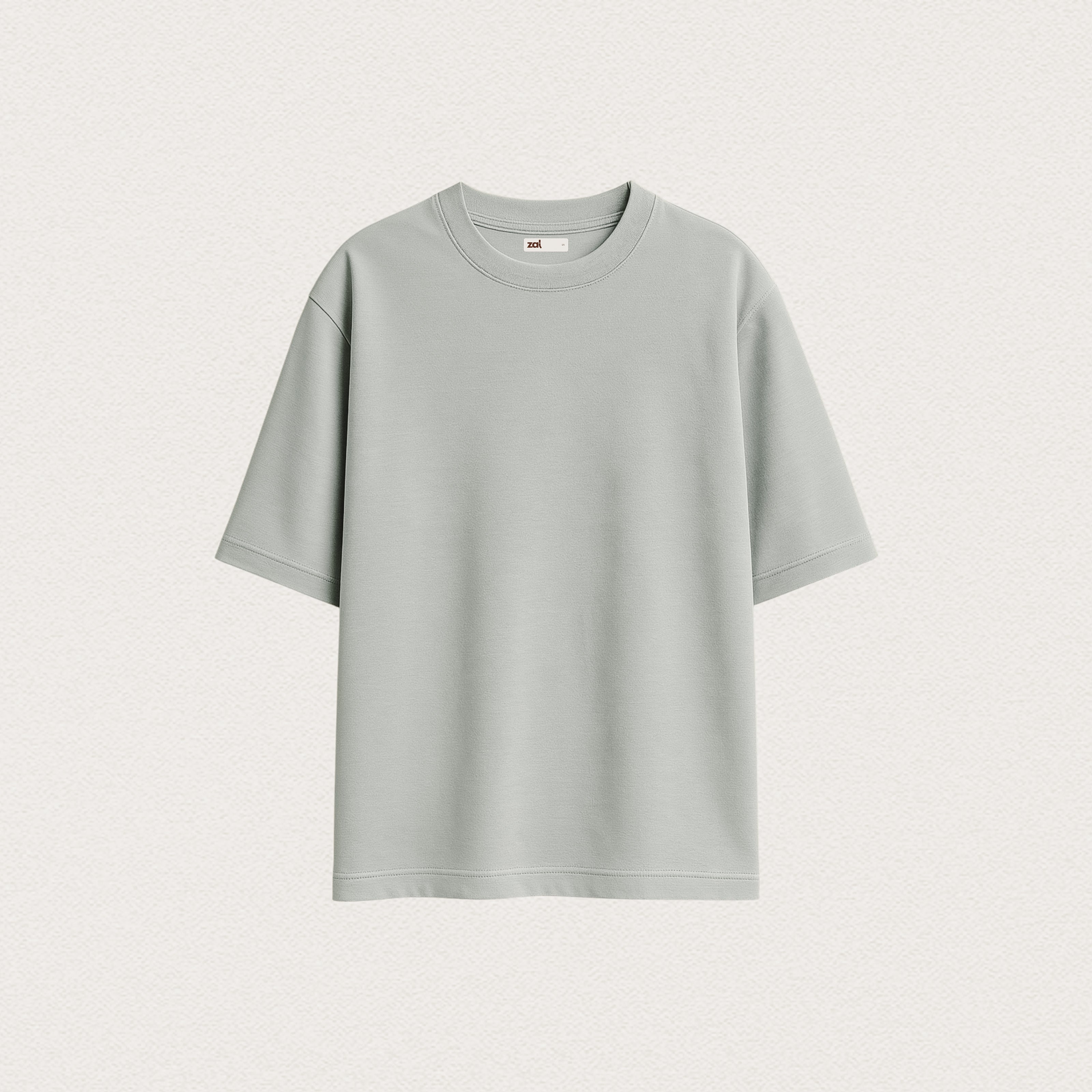 Cadet Grey Oversized Tee